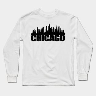 Chicago Skyline Long Sleeve T-Shirt